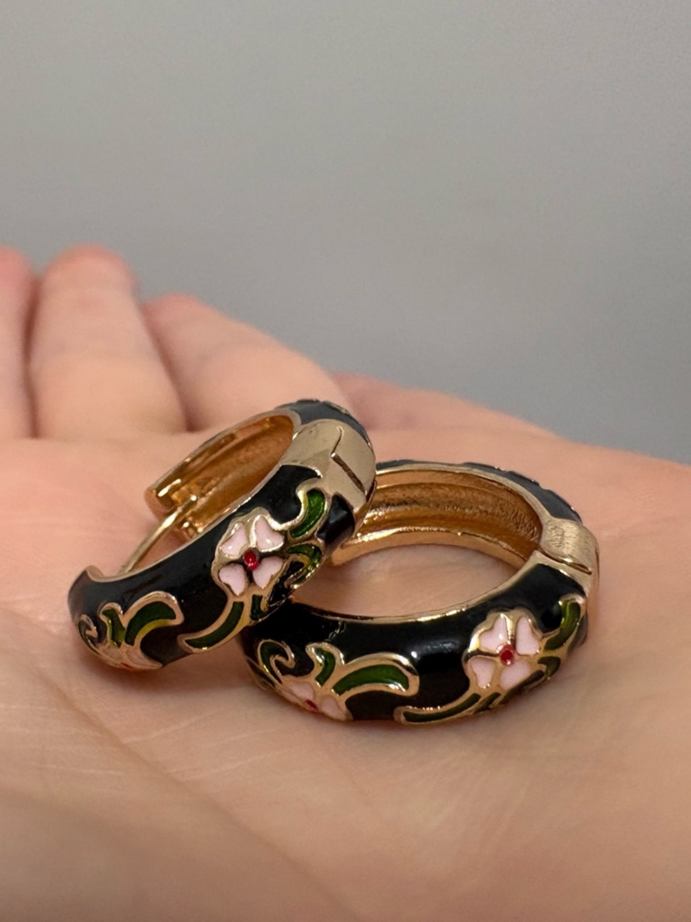 🌸3 For $30🌸Mythical Flower Hoops